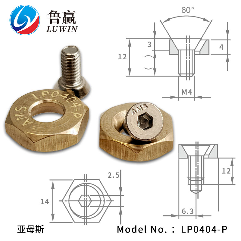LP0404-P 力平导轨压块