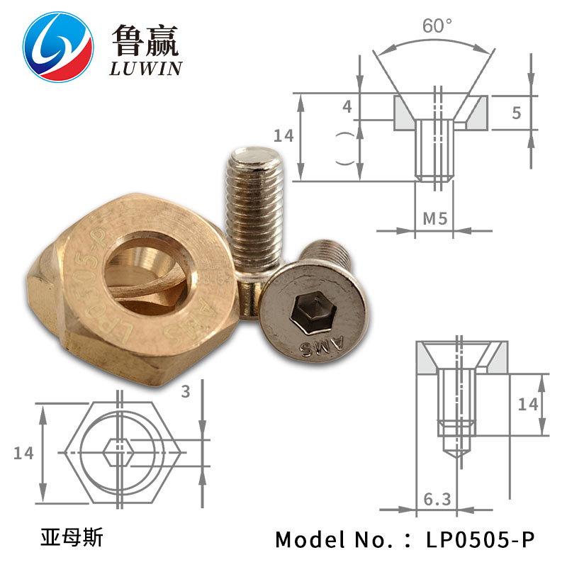 LP0505-P 力平导轨压块