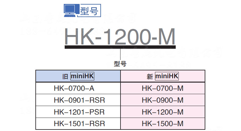 miniHK导轨钳制器型号